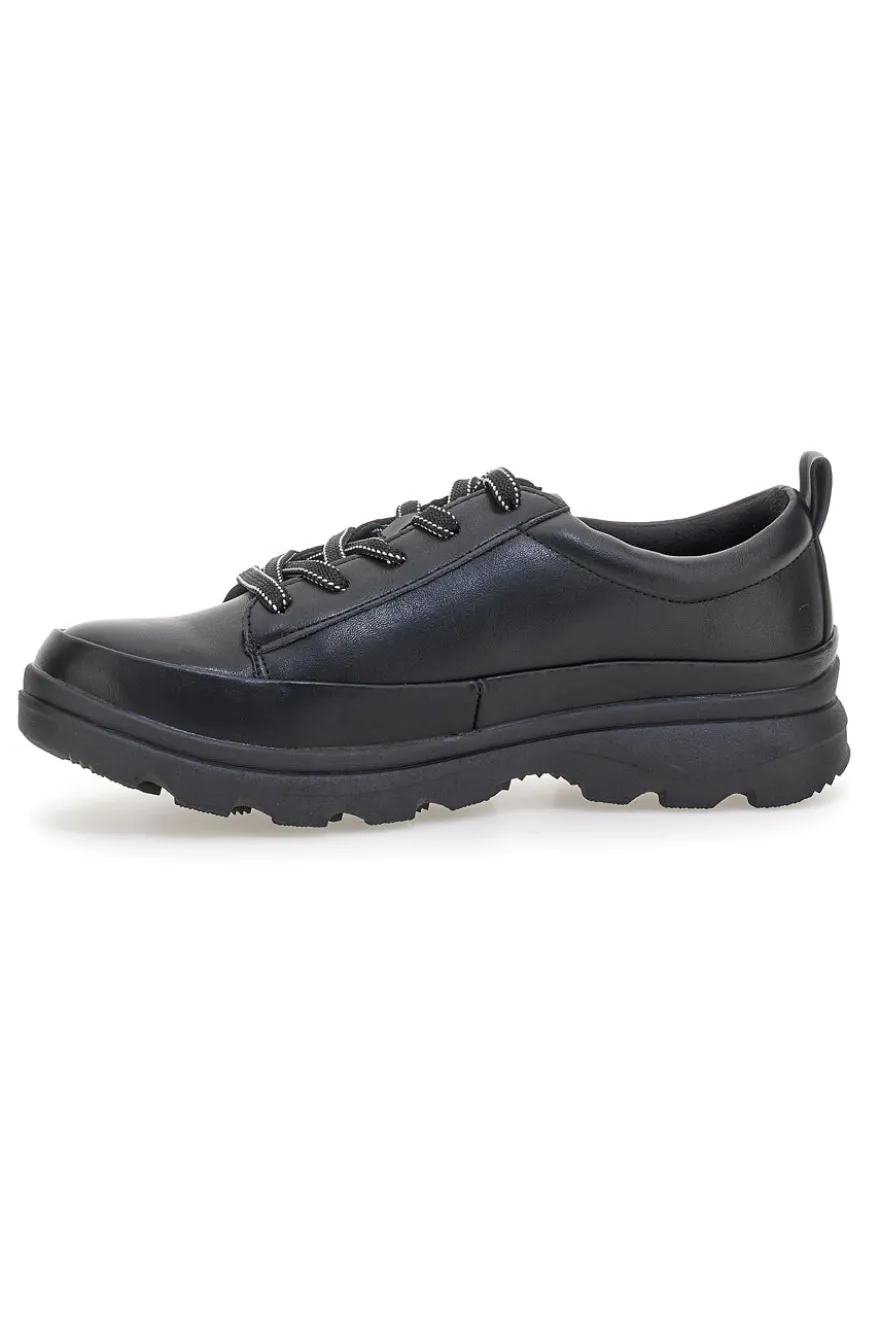 Scarpe sportive nere in materiale tecnico con zip Altemberg 9