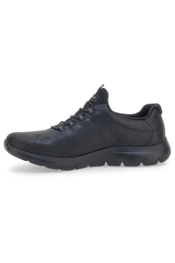 Scarpe sportive nere slip-on leggere Skechers Summits Itz Bazik