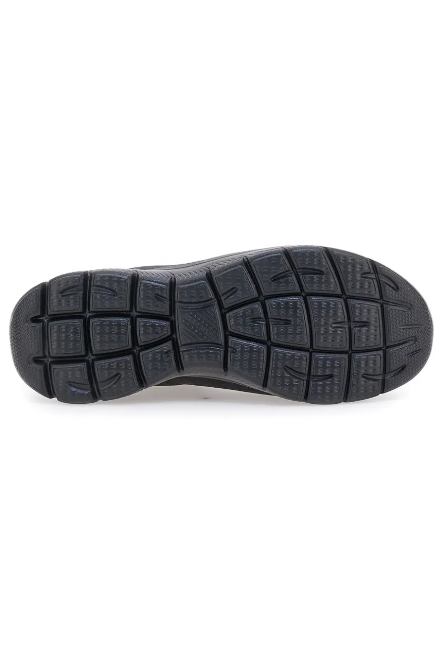 Scarpe sportive nere slip-on leggere Skechers Summits Itz Bazik