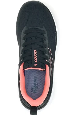 Scarpe sportive nero con inserti rosa traspiranti Lotto Speedride 900 II W