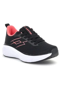 Scarpe sportive nero con inserti rosa traspiranti Lotto Speedride 900 II W