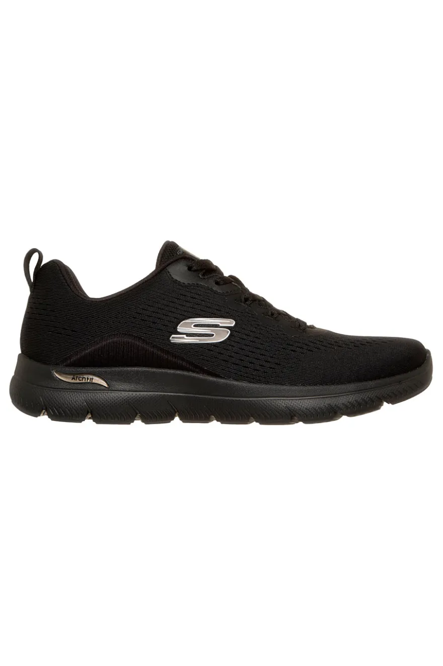 Scarpe sportive nero in mesh Skechers Arch fit summits daily flow