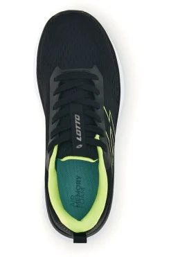 Scarpe sportive nero verde traspirante memory foam Lotto Speedride 900 II