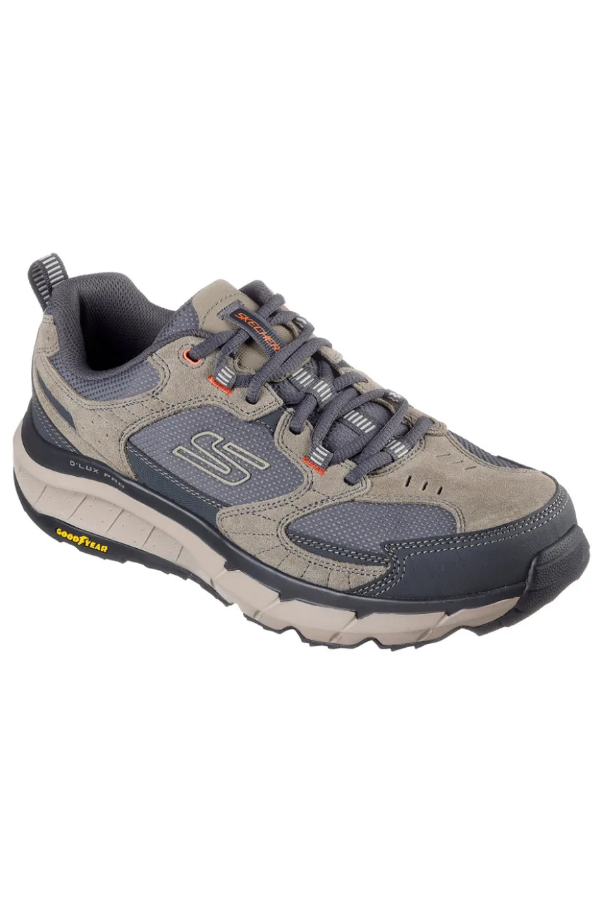 Scarpe sportive taupe antiscivolo Skechers D'Lux Pro con Memory Foam