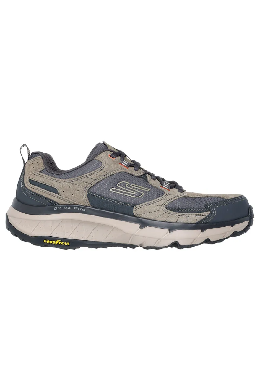 Scarpe sportive taupe antiscivolo Skechers D'Lux Pro con Memory Foam