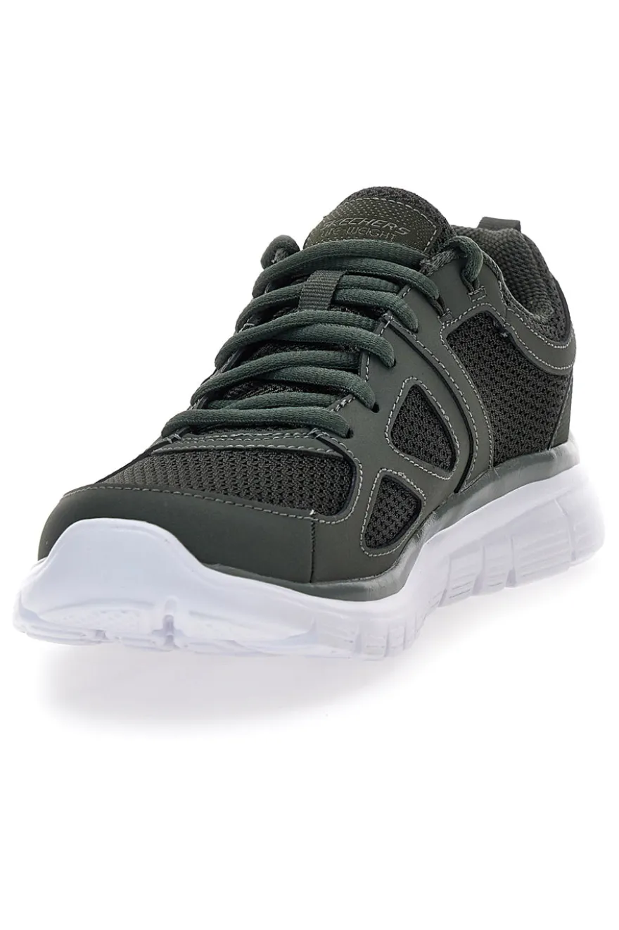 Scarpe sportive verde scuro leggere con Memory Foam Skechers Burns - Agoura
