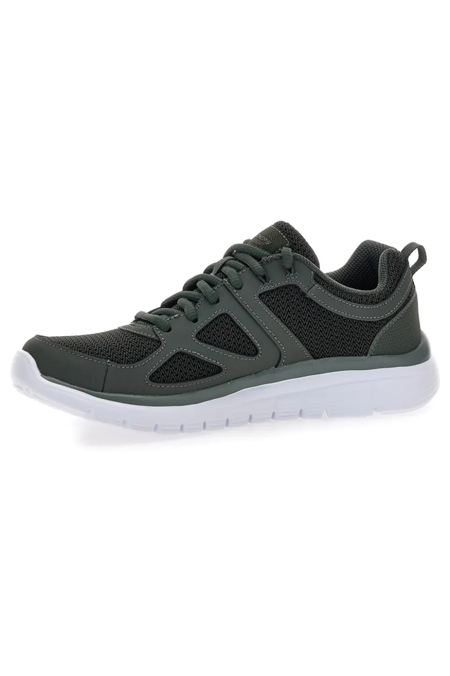 Scarpe sportive verde scuro leggere con Memory Foam Skechers Burns - Agoura