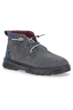 Scarpe Stringate Alte Grigie Marina Militare 982