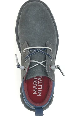Scarpe Stringate Alte Grigie Marina Militare 982