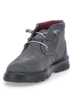 Scarpe Stringate Alte Grigie Marina Militare 982