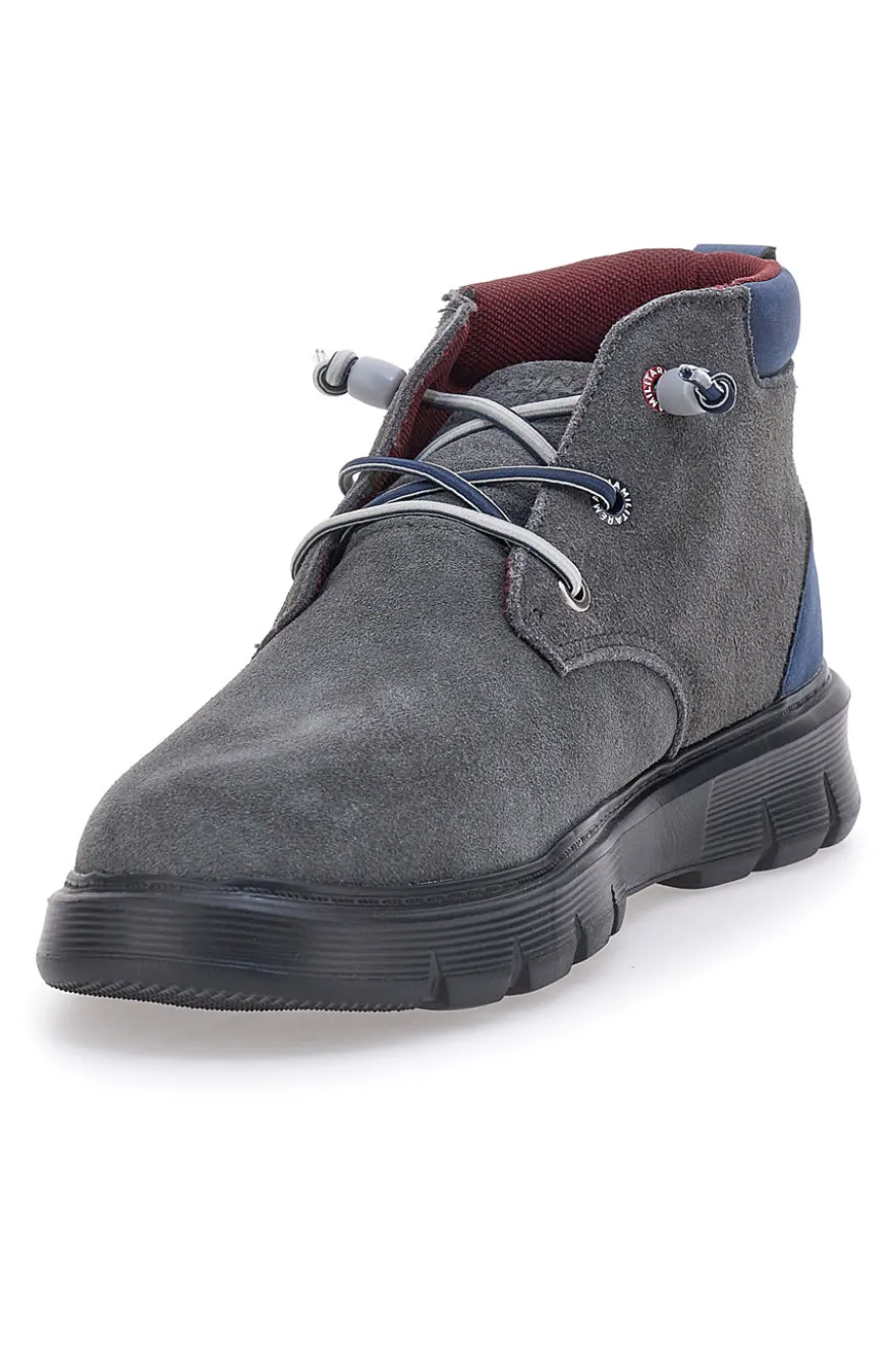 Scarpe Stringate Alte Grigie Marina Militare 982