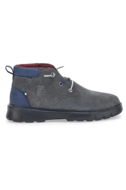 Scarpe Stringate Alte Grigie Marina Militare 982