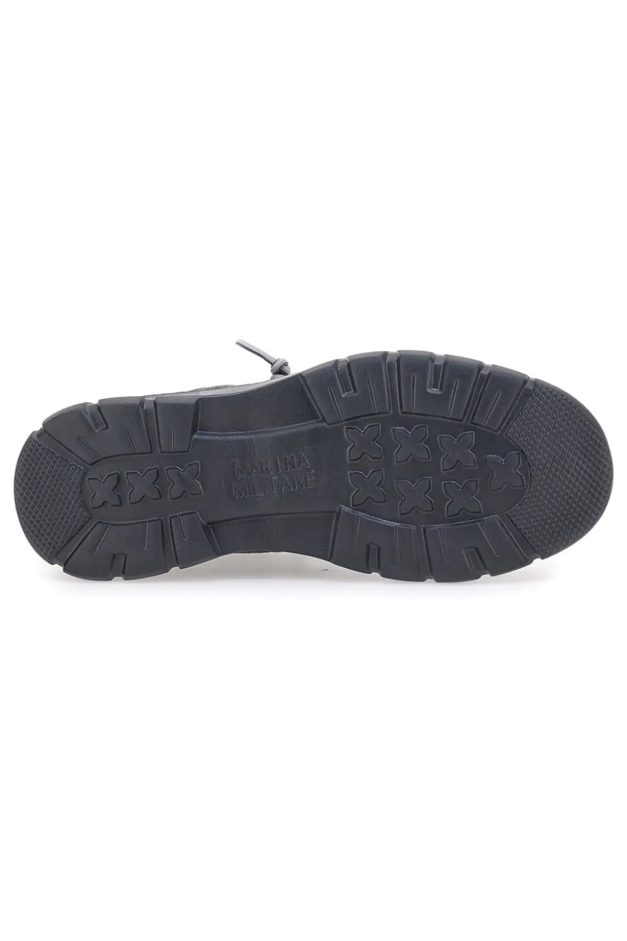 Scarpe Stringate Alte Grigie Marina Militare 982