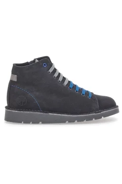 Scarpe Stringate Alte Grigie In Pelle Scamosciata Pittarello Tierra 1280