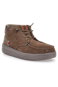 Scarpe Stringate Alte Marroni Marina Militare 1706