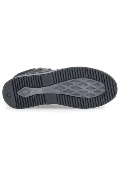 Scarpe Stringate Alte Nere Jhoes Land 324130
