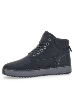 Scarpe Stringate Alte Nere Jhoes Land 324130