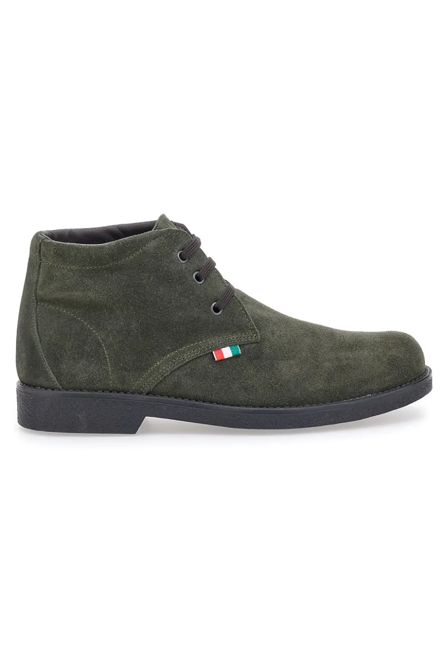 Scarpe Stringate Alte Verdi Max Dillan 2810