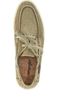 Scarpe Stringate Beige con Tomaia in Tela WRANGLER 20251033