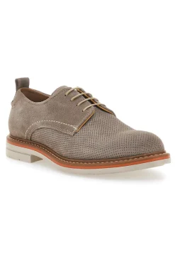 Scarpe Stringate Beige In Vera Pelle Pittarello Active 2401