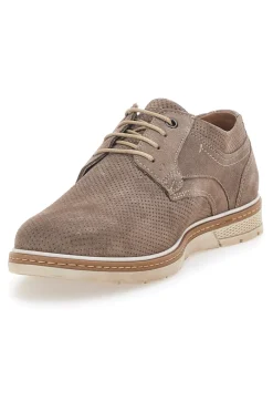Scarpe Stringate Beige In Pelle Pittarello Active 2422