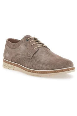 Scarpe Stringate Beige In Pelle Pittarello Active 2422