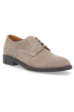 Scarpe Stringate Beige Vera Pelle Longford 600