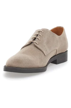 Scarpe Stringate Beige Vera Pelle Longford 600