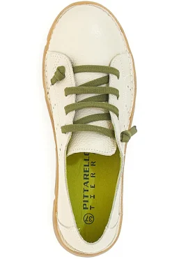 Scarpe Stringate Bianche In Vera Pelle Pittarello Tierra 30234
