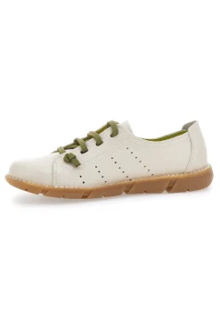 Scarpe Stringate Bianche In Vera Pelle Pittarello Tierra 30234