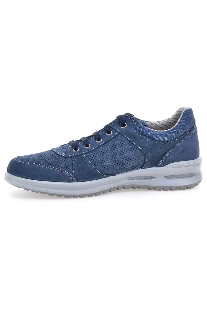 Scarpe stringate blu con comfort sole energy Marco brandi 23