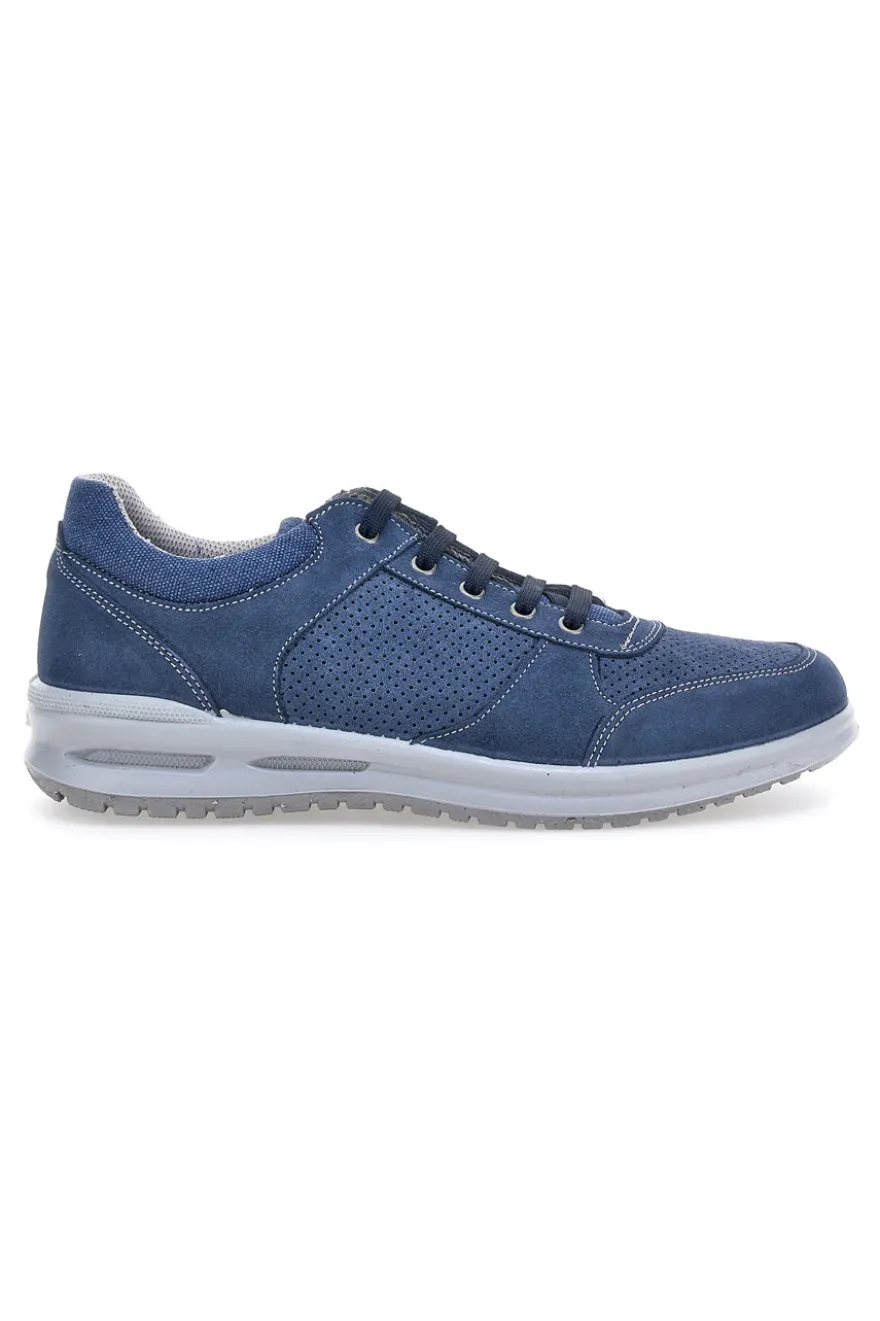Scarpe stringate blu con comfort sole energy Marco brandi 23