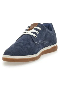 Scarpe Stringate Blu con Tomaia Traforata in Pelle PITTARELLO ECO 200012