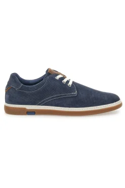 Scarpe Stringate Blu con Tomaia Traforata in Pelle PITTARELLO ECO 200012