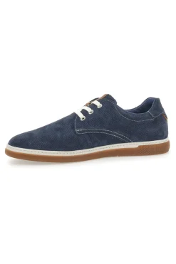 Scarpe Stringate Blu con Tomaia Traforata in Pelle PITTARELLO ECO 200012