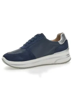 Scarpe Stringate Blu Con Platform Pittarello Active 2302