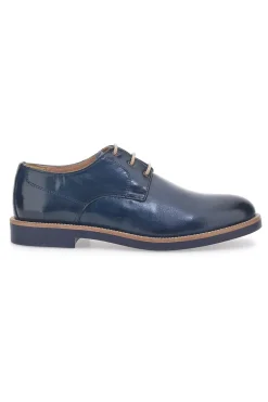 Scarpe Stringate Blu Con Lacci a Contrasto Pittarello 8025