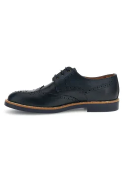 Scarpe stringate blu in pelle Pittarello 8023