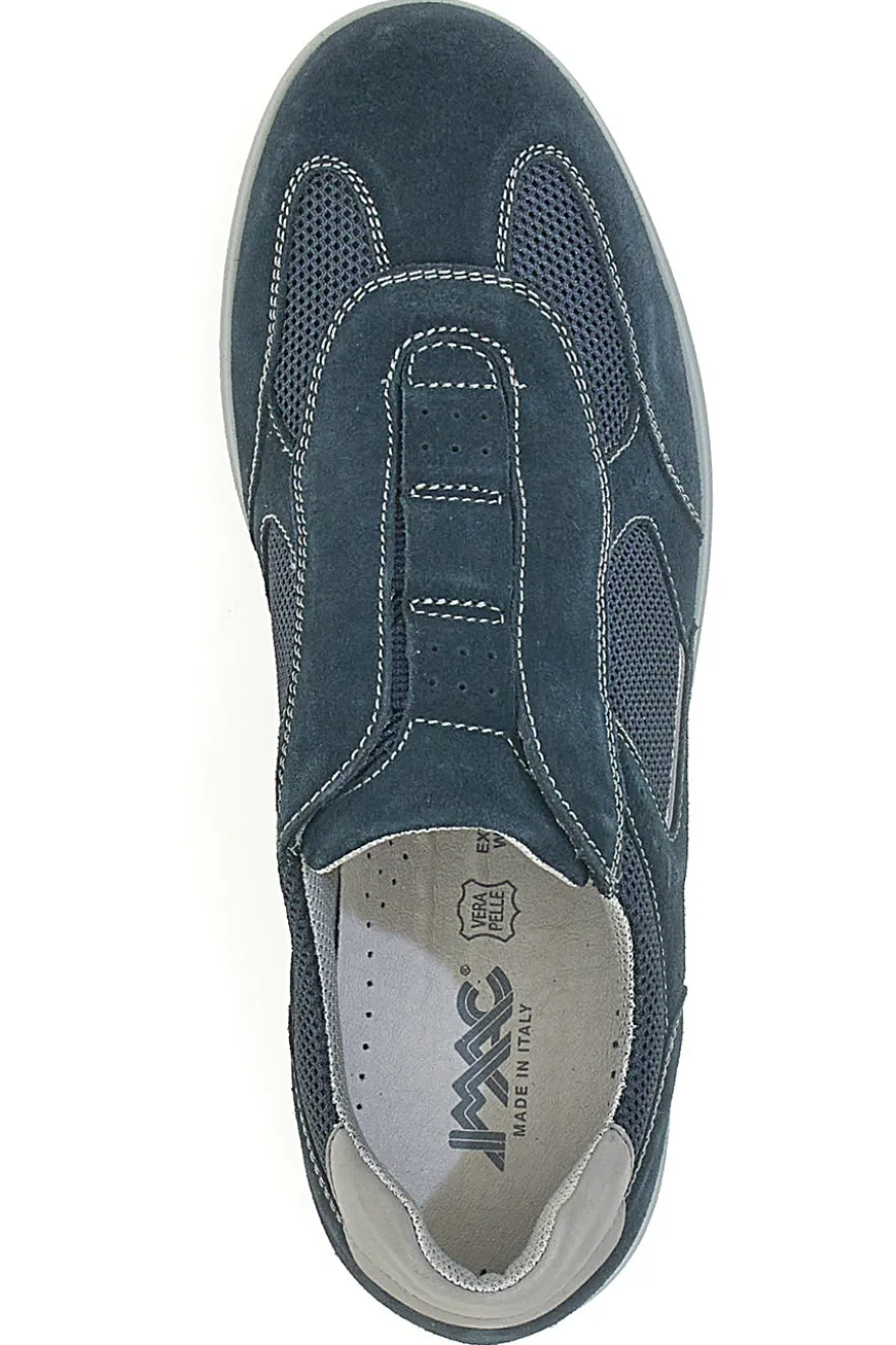 Scarpe Stringate Blu In Pelle Imac 751551760118