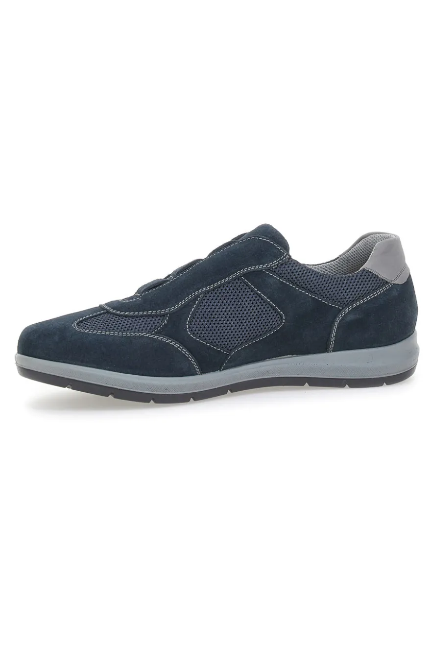 Scarpe Stringate Blu In Pelle Imac 751551760118