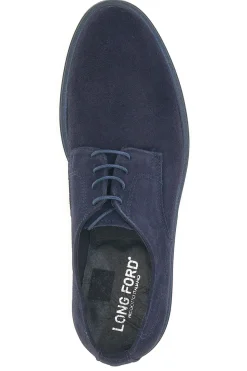 Scarpe Stringate Blu In Pelle Longford 606