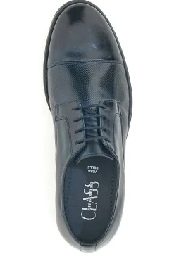 Scarpe Stringate Blu In Vera Pelle Pittarello Class 17