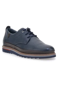 Scarpe Stringate Blu In Vera Pelle Pittarello Eco 450002