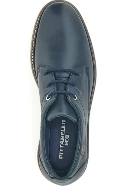 Scarpe Stringate Blu In Vera Pelle Pittarello Eco 450002