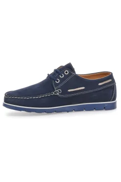 Scarpe Stringate Blu In Vera Pelle Claremorris 9