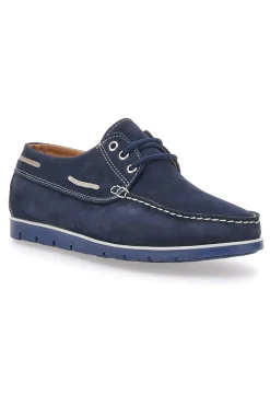 Scarpe Stringate Blu In Vera Pelle Claremorris 9