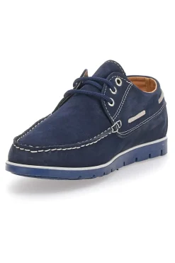 Scarpe Stringate Blu In Vera Pelle Claremorris 9