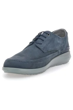 Scarpe Stringate Blu In Vera Pelle Longford 6412
