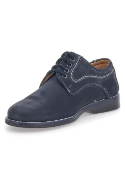 Scarpe Stringate Blu In Vera Pelle Marmaduke 3061