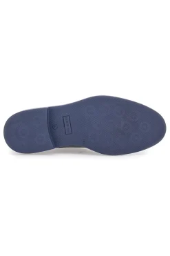Scarpe Stringate Blu In Vera Pelle Con Lavorazione Artigianale Pittarello 600